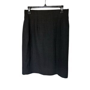 Vintage Jones New York Women's Gray Wool Skirt Size 12P